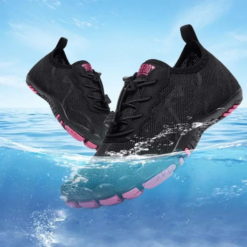 Miniatura 6 de HIITAVE - Zapatos de agua minimalistas para mujer, de secado rápido, para hacer natación, bucear, surfear, hacer deportes acuáticos, ir a