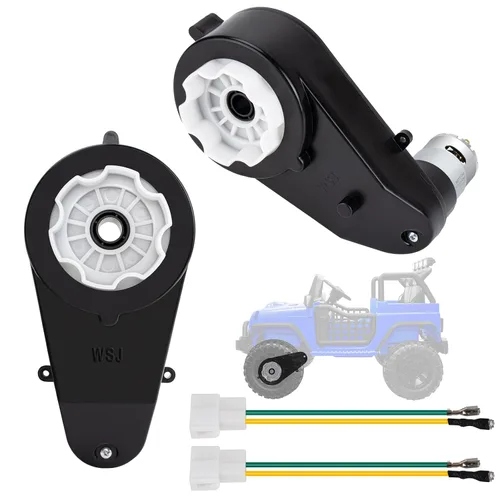 Caja de cambios de motor de CC de 24 V RS555 40000 RPM adecuada para niños, accesorios de SUV de alta velocidad, RS555 de 24 V, caja de cambios de