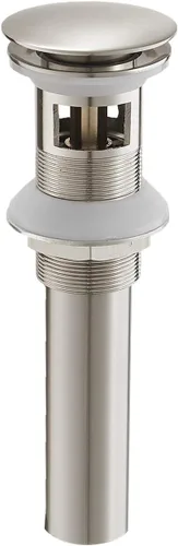 Miniatura 16 de BWE Tapón de drenaje negro para fregadero con desbordamiento, se adapta al orificio estándar del fregadero de baño de 1-1/2 a 1-3/4 pulgadas, negro