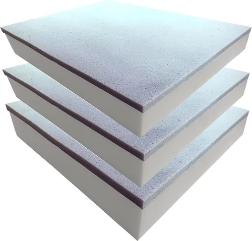 Miniatura 22 de Foamma Paquete de 6 almohadillas de espuma para tapicería de alta densidad de 2 x 20 x 20 pulgadas, repuesto de cojín de sofá, espuma de silla