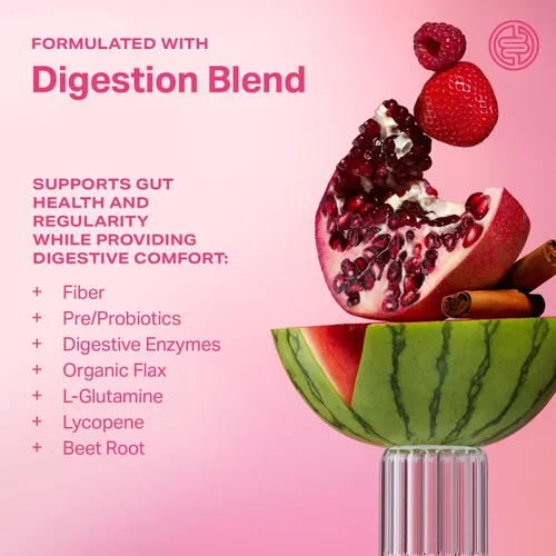Miniatura 5 de Proper, The Pinks Digestión y Alivio de la Hinchazón. Mezcla de bebida con probióticos para la salud intestinal, prebióticos, raíz de remolacha