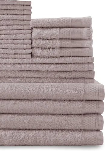 Miniatura 15 de Baltic Linen Juego de toallas de 100 % algodón, 4 toallas de baño, 4 toallas de mano, 4 puntas de los dedos con flecos, 12 toallas pequeñas