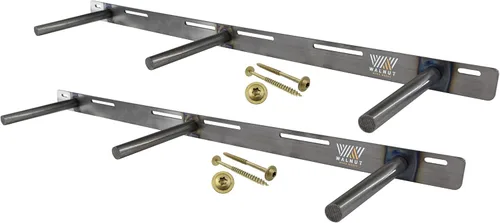 Miniatura 8 de Par de resistentes soportes de 2" para repisa flotante HECHO EN EE.UU.