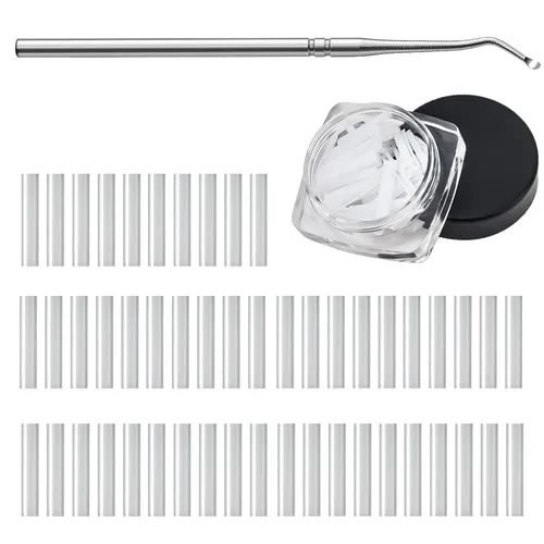 Juego de corrector de uñas encarnadas, corrector profesional de uñas encarnadas, tiras alisadoras de uñas sin dolor con levantador de uñas, kit de