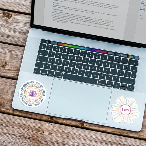 Miniatura 8 de 300 unidades de calcomanías motivacionales para tableros de visión, botellas de agua, laptops, calcomanías de vinilo impermeables con citas