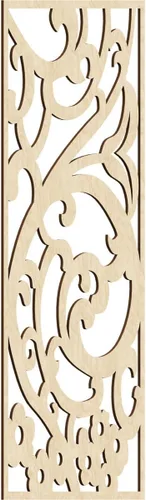 Miniatura 177 de Bridgewater - Paneles de pared decorativos de madera con calado, 9 3/8 pulgadas de ancho x 24 3/8 pulgadas de alto x 1/4 de alto, nogal