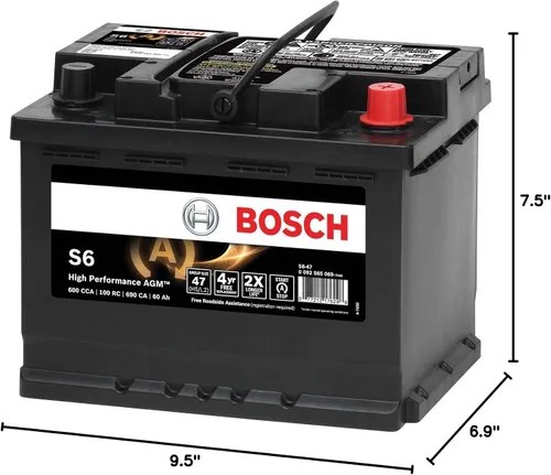 Miniatura 4 de Batería de Vehículo Bosch S6-47 Batería de Arranque de Alto Rendimiento Bosch