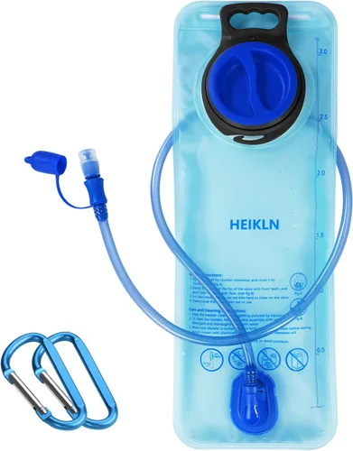 Miniatura 11 de HEIKLN Bolsa de hidratación de 1.5L-2L-3L, depósito de agua a prueba de fugas, sin BPA, bolsa de almacenamiento de agua militar, bolsa de 2L