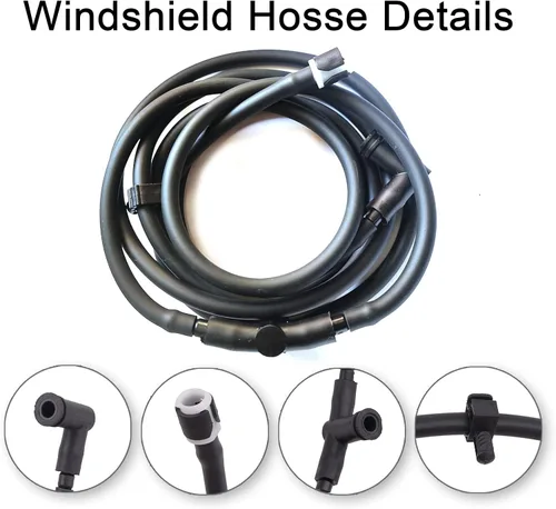 Miniatura 3 de Kit de reparación de boquillas de pulverización de líquido de chorro de manguera de limpiaparabrisas compatible con Ford 2011-2016 F250 F350 F450