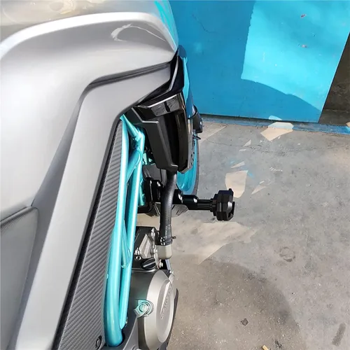 Miniatura 7 de Marco de protección contra caídas para motocicleta, protector deslizante (apto para vehículos CFMOTO) 300NK 250NK 150NK (negro, 150NK/250NK/300NK)