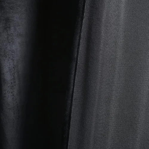 Miniatura 5 de Lush Decor Prima Velvet Sólido - Par de paneles de cortinas para ventana con ojales de filtrado de luz, 95" L x 38" A, Negro