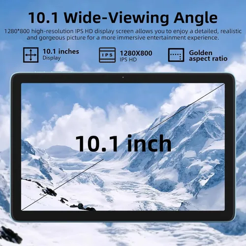 Miniatura 8 de Tablet Android 15 de 10 pulgadas, 24GB RAM 128GB ROM, Tabletas con Funda de Teclado Ratón Stylus, 1TB Expandible, Octa-Core 6000mAh 1280x800 IPS HD