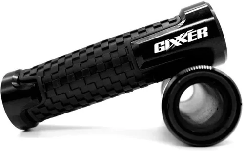 Motorcycle Handlebar for Suzuki Gixxer 150sf 250sf 155 7/8'' 22mm Motorcycle Handle Ends Grips Bar Hand Motorbike Handlebar Grip (Color : Black)