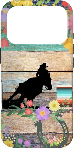 Miniatura 30 de Cute Serape Spring Flower Rodeo Western Horse Barrel Racing Case for iPhone 17