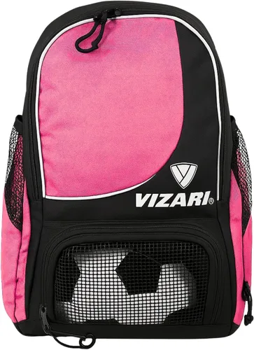 Miniatura 15 de Mochila de fútbol Solano de Vizari con compartimento para balón, bolsillo ventilado para balón y bolsillos de carga laterales de malla para adultos