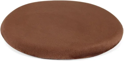 Greenjin Cojín de asiento de espuma viscoelástica desmontable de 13 pulgadas, cojín redondo para silla antideslizante, almohadilla para taburete de