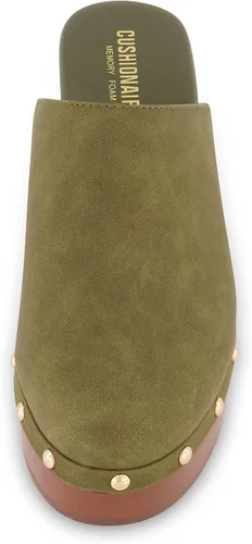 Miniatura 3 de CUSHIONAIRE Women's Gibbons Faux Wood Clog with Memory Foam Padding, Wide Widths Available