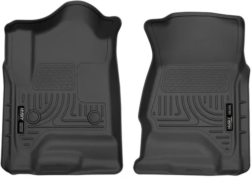 Husky Liners Forros para el asiento delantero y segundo asiento se adapta a Silverado 14-18 Negro