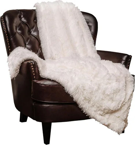 Miniatura 11 de Chanasya - Manta de pelo largo sintético - Manta de felpa ligera y esponjosa de forro polar de microfibra - para sofá, cama, silla