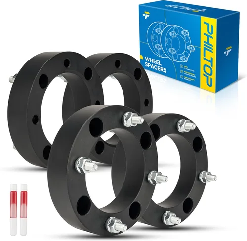 Miniatura 91 de PHILTOP Espaciador de rueda de 4 x 4 de 2 pulgadas, espaciadores de rueda centrados en las lengüetas para Polaris Trail Boss 330 2003-2013, Trail