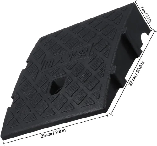 Miniatura 2 de GANAZONO Rampa para silla de ruedas para exteriores, rampa auxiliar para silla de ruedas, almohadilla auxiliar de pendiente, rampa de umbral, rampa