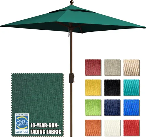 Miniatura 77 de EliteShade USA Sombrilla de Mercado de 9 Pies con Garantía de 10 Años Sin Decoloración, Sombrilla de Patio, Sombrilla de Mesa para Exteriores
