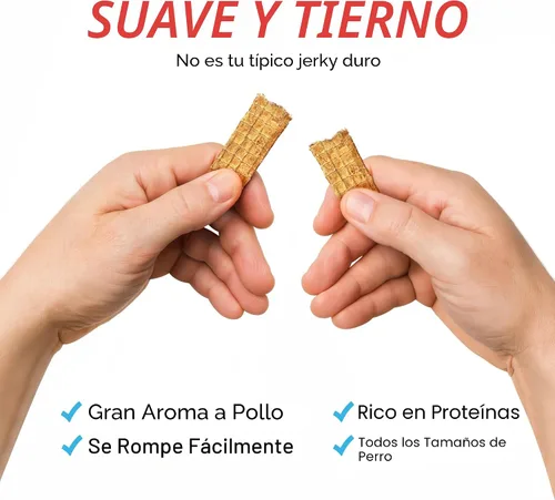 Miniatura 6 de Dulces para perros de pollo fabricados en los EE. UU. de Farmland Traditions, 3 lb