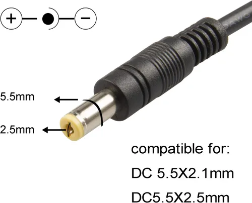 Miniatura 2 de PA3822U-1ACA PA5044U-1ACA PA5096U-1ACA PA5177U-1AC3 Cargador compatible con Toshiba Satellite C50 C55 C75 E45T L50 L55 L55D L75 S50 S55 S55 S70 S75