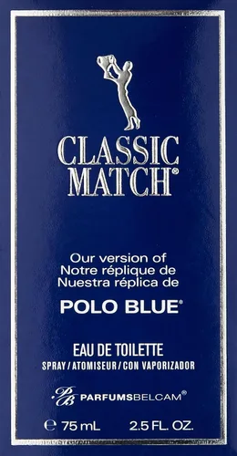 Miniatura 2 de PB ParfumsBelcam Classic Match our Version of Polo Blue EDT, 2.5 onzas líquidas, afrutado (paquete de 2)
