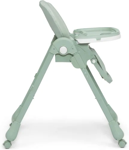 Miniatura 11 de Little Folks by Delta Children - Silla alta SlimFold 2 en 1 para bebés y niños pequeños, color verde salvia