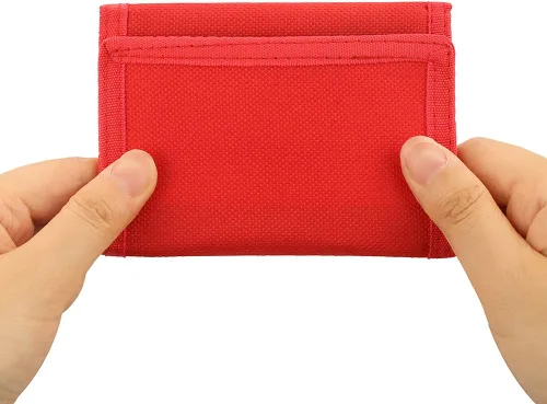 Miniatura 6 de NEICY Billetera de lona con bloqueo RFID para hombres y mujeres Carteras de camuflaje triple para deportes al aire libre con adhesivo mágico