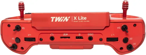 Miniatura 5 de FrSky Twin X-Lite Transmisor Dual 2.4G Sistema de radio (rojo)