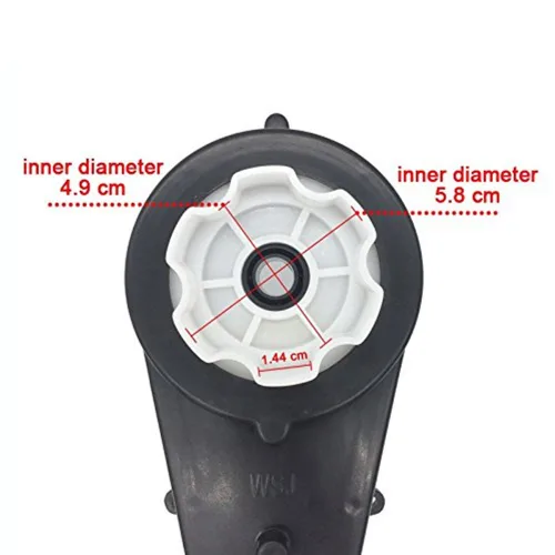 Miniatura 2 de 550 20000RPM Caja de cambios con motor de 6 V, motor eléctrico con caja de cambios para niños de coche y motocicletas de alta velocidad RS550 Drive