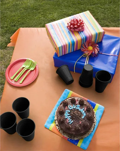Miniatura 8 de Party Solids Vasos de plástico negros - 12 onzas, paquete de 100