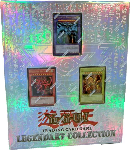 Colección legendaria Yu-Gi-Oh décimo aniversario paquete especial con la carpeta de estilo egipcio de 3 anillos