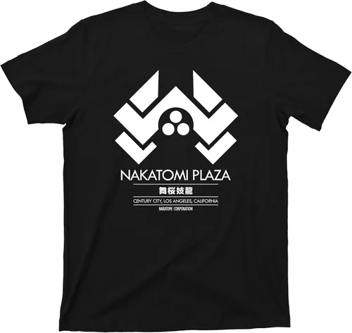 Die Hard Nakatomi Plaza T Shirt John McClane Hans Gruber Christmas Movie Tee