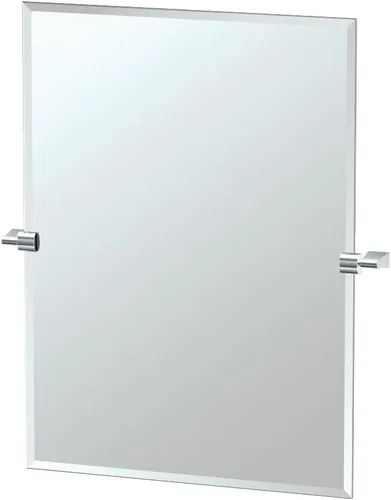 Miniatura 6 de Gatco 4379SM Bleu, Espejo Rectangular Pequeño, Cromado, 24 Pulgadas