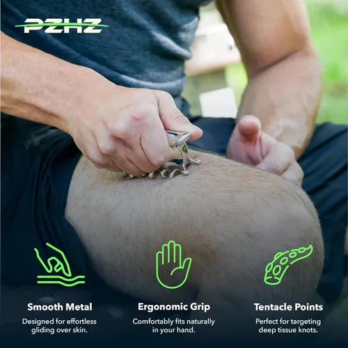 Miniatura 3 de PZHZ® Herramienta de masaje fascista para tejido profundo, nudos musculares, celulitis, liberación miofascial y más - Todo en uno alivio de tensión