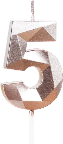 Miniatura 29 de Velas de cumpleaños número 15, velas número 15, velas de feliz cumpleaños de oro rosa para pastel, decoraciones de cobertura de pastel de diseño 3D