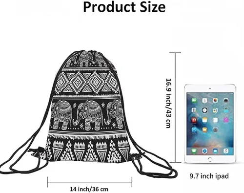 Miniatura 6 de Beabes Acuarela Unicornio Cordón Bolsas Mochila Gimnasio Saco, Multi-a71, Mochilas de viaje