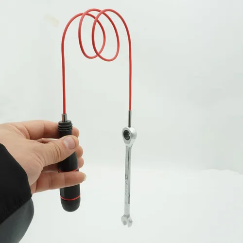 Miniatura 4 de GUTIMORE - Herramienta de recogida magnética flexible, pastilla magnética de 0.157 in, imán largo y flexible, longitud total de 28 pulgadas