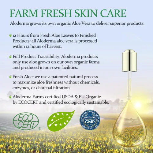 Miniatura 5 de Aloderma Crema hidratante de manos de aloe, tamaño de viaje de 3.5 onzas, crema de manos suave no grasa para manos secas y agrietadas, loción ligera