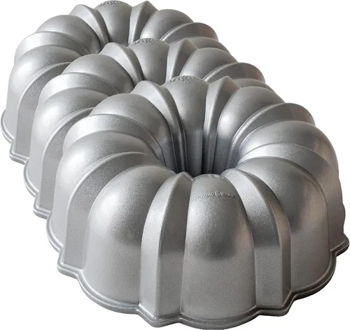 Miniatura 7 de Nordic Ware Bundt Original, 12 tazas, bronce