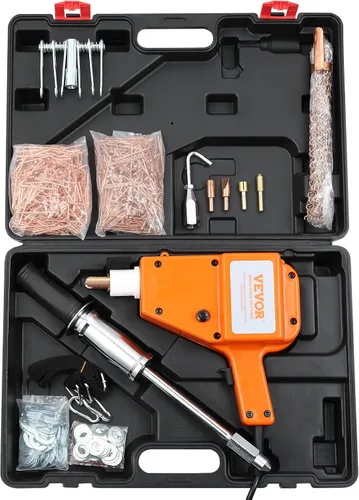 Miniatura 9 de VEVOR Kit de Soldador de Pernos, Kit de Reparación de Abolladuras de Soldador de Pernos 5500, Soldador por Puntos de Pernos 800VA, Kit de Soldador