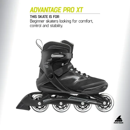 Miniatura 2 de Rollerblade Men's Advantage Pro XT Black/Silver Skates