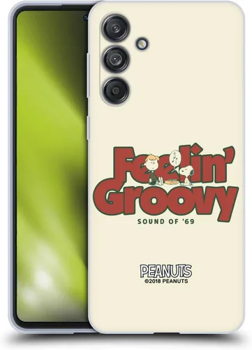 Miniatura 119 de Head Case Designs Funda de gel Woodstock 50th con licencia oficial de Peanuts Snoopy Guitar 1969 [protección de grado militar] compatible