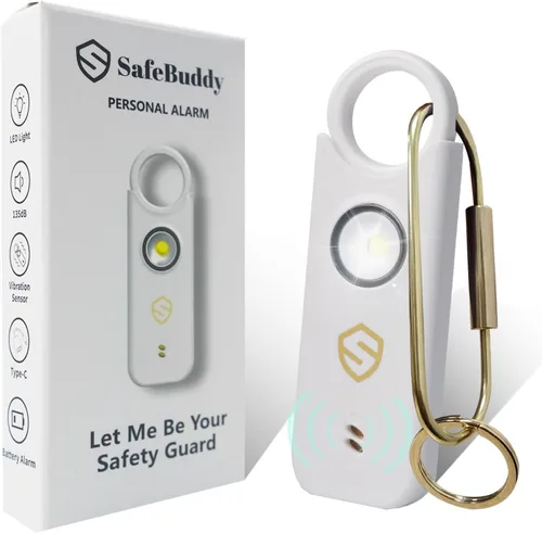 Miniatura 8 de Alarma personal para mujeres, hombres, niños, ancianos, defensa personal – diseñada por mujeres de 140 dB con altavoces adicionales de alarma