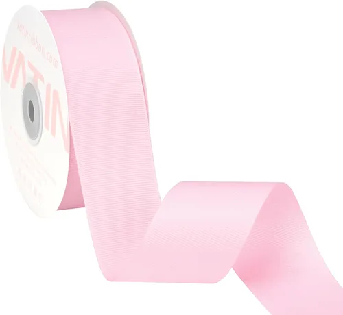 Miniatura 218 de Vatin - Rollo de cinta de grogrén, rollos de 25-50 yardas, perfecto para decoración de bodas, coronas, baby showers, envolturas de paquete de regalo