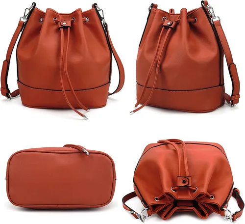 Miniatura 3 de AFKOMST Bolsos y monederos para mujer con cordón y bolsos de hombro con 2 correas desmontables