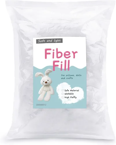 Miniatura 11 de LOKUNN Fibra de poliéster de 2.12 oz/60 g, relleno de fibra de poliéster (2.12 oz ~ 3.97 libras), relleno para animales de peluche, relleno